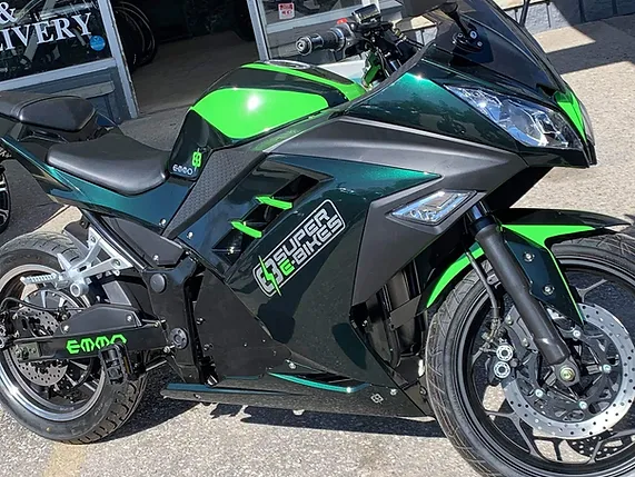 parked motorcycle
